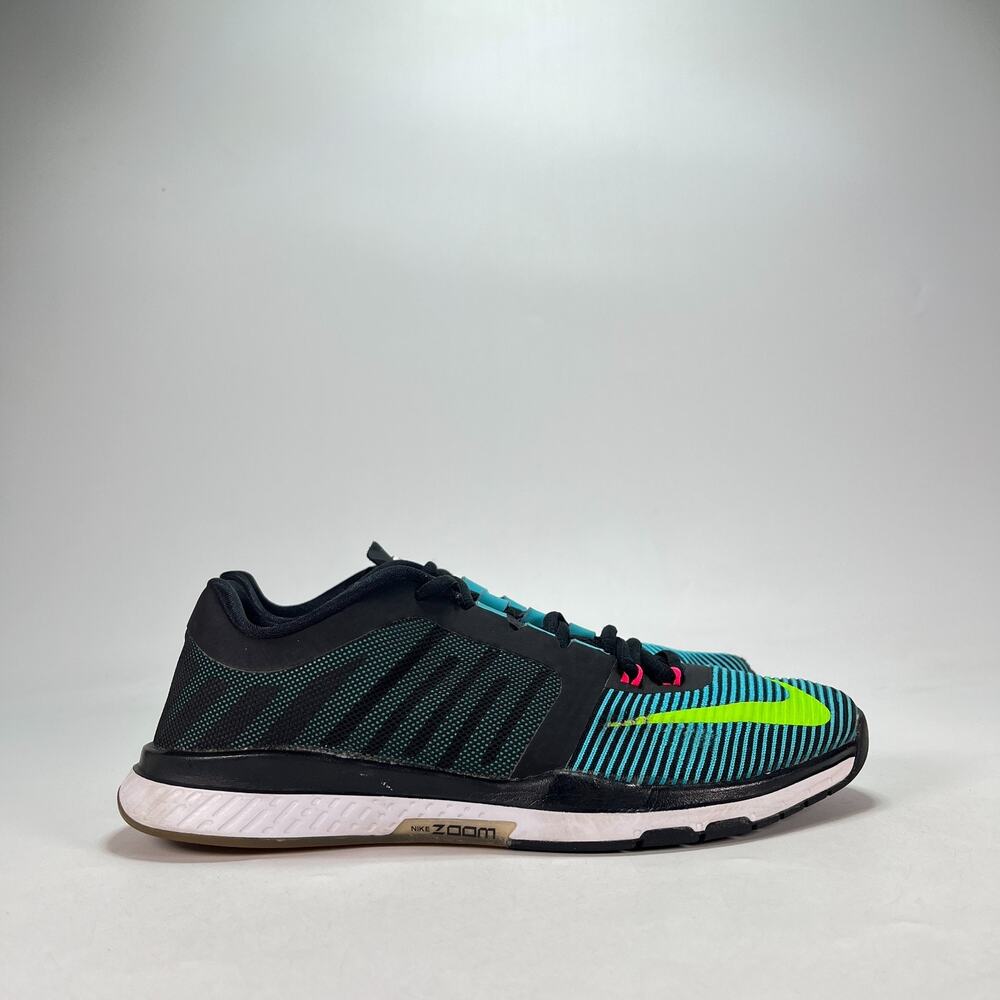 Nike Zoom Speed Trainer 3 Black Green Cross Training Shoes 804401-034 Men's Sz 8